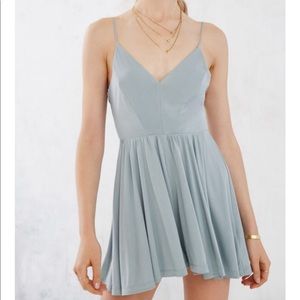 Silence + noise Vanessa Cupro romper